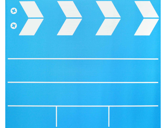 C130-4B 大造型PP瓦楞板-打卡板