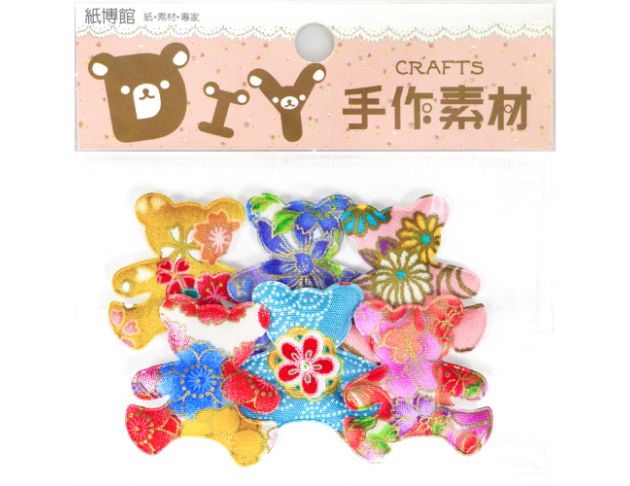 1-38NH 棉布熊(友禪布)(6入)