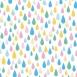 C4252 A4花紋紙-彩色雨滴 (25入)