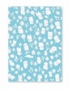 C3981 A4花紋紙-熊與樹(天藍底) (25入)
