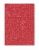 C4027 A4花紋紙-方程式(紅底) (25入)