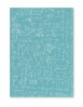 C4028 A4花紋紙-方程式(藍底) (25入)