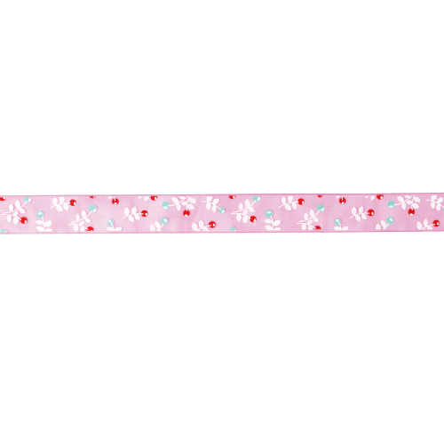 D4103A~F  彩色櫻桃 雪紗緞帶(寬2.5cm)