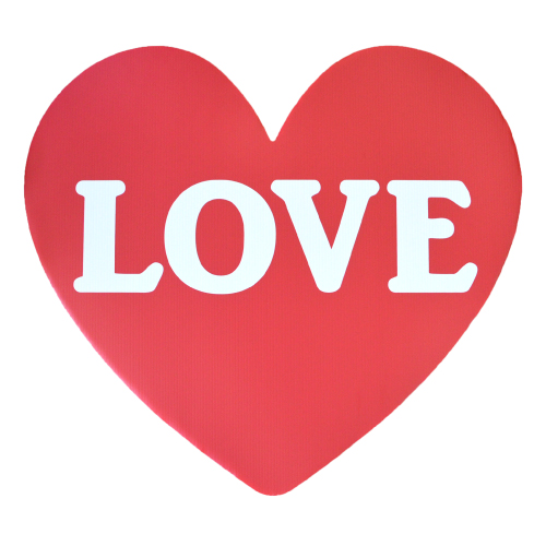 C130-2A 大造型PP瓦楞板-印刷A愛心