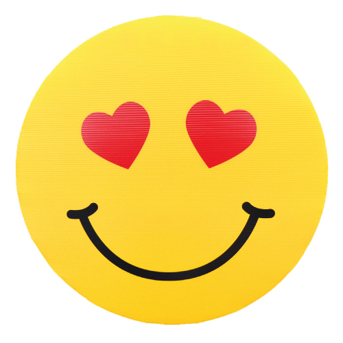 C130-2 大造型PP瓦楞板-印刷 FPE愛心笑臉