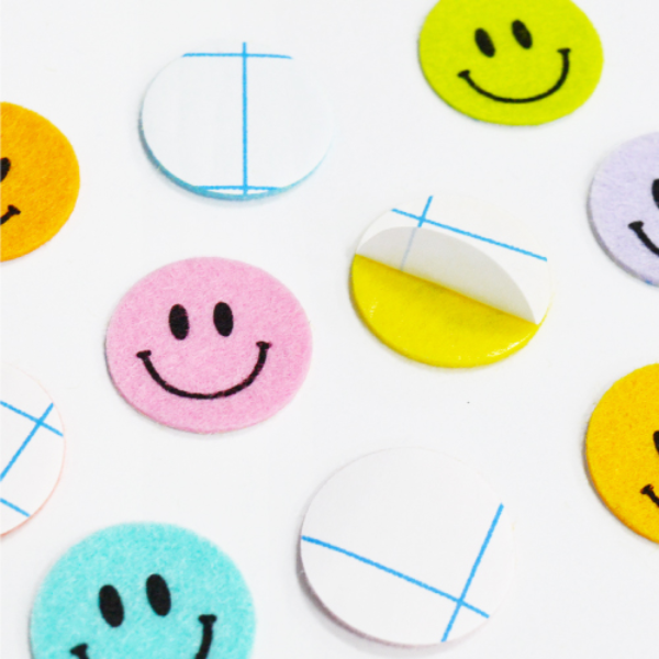 1-583ND 彩色微笑布貼(10入)