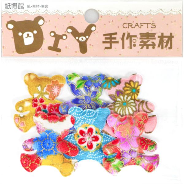 1-38NH 棉布熊(友禪布)(6入)