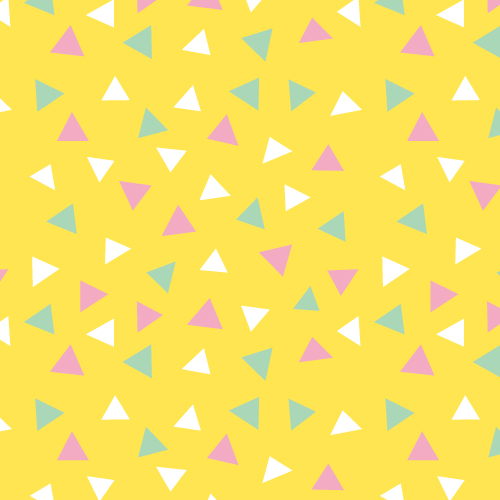 C4076 A4花紋紙-黃底三角形 (25入)