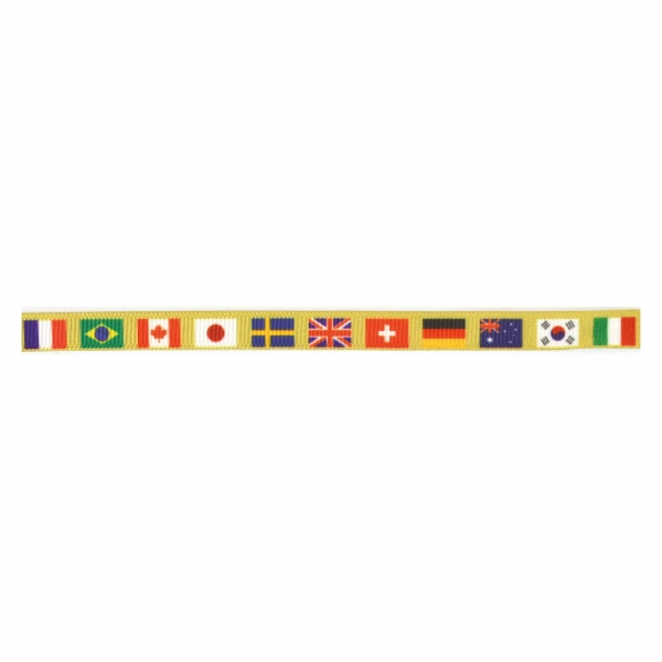 D1409A~C  萬國旗(0.95cm)